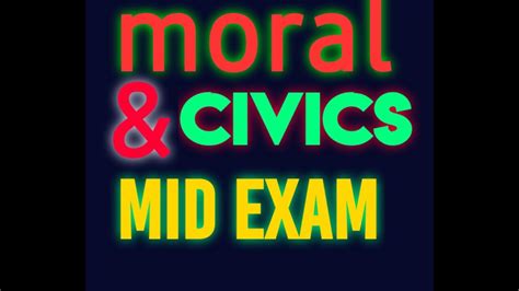 Moral And Civic Mid Exam Hawassa University Youtube