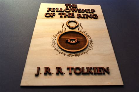 Lord of the Rings Book Cover Art Book Cover Wall Art Fellowship of the ...