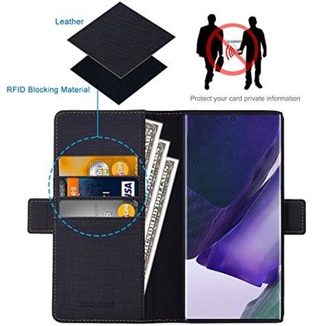 Kezihome Samsung Galaxy Note Ultra Case Pu Leather Rfid Blocking