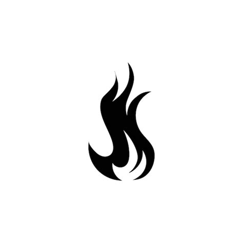 Vector De Plantilla De Logotipo De Llama De Fuego Vector Premium