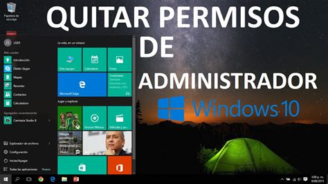 Como Quitar Los Permisos De Administrador En Windows 10 YouTube