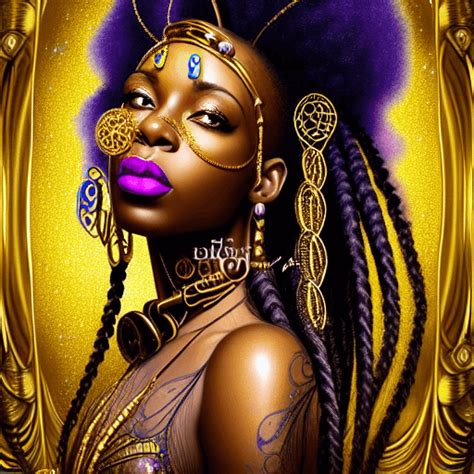 Gorgeous Majestic Steampunk African Princess Creative Fabrica