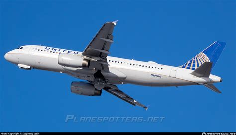 N Ua United Airlines Airbus A Photo By Stephen J Stein Id