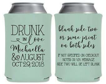 Funny wedding koozies | Etsy