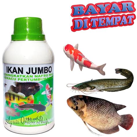 Jual VITAMIN PENGGEMUK IKAN JUMBO LELE GURAME TAWES GABUS PATIN BAWAL