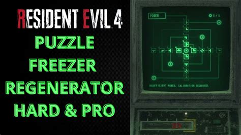 Resident Evil Remake Puzzle Freezer Regenerator Intenso