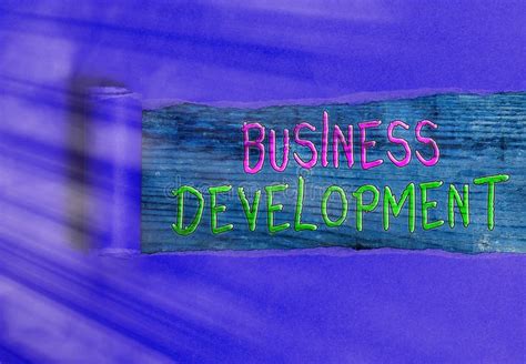 Conceptual Hand Writing Showing Business Development Business Photo