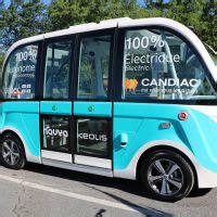 Navette électrique autonome sur la voie publique Une première