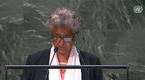 Statement By Ambassador Sophia Tesfamariam At The Plenary Meeting Of