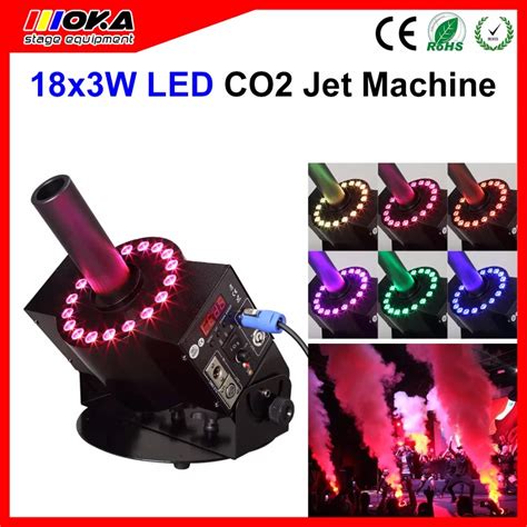 Pics W Led Lamps Rgb Color Dmx Switchable Co Jet Machine Led