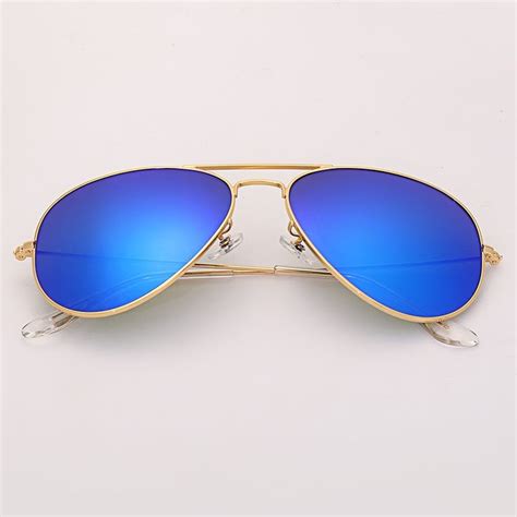 3026 Aviation Sunglasses Tac Polarized 60mm Solid Glass Lens Sunglasses Men Mirror Pilot