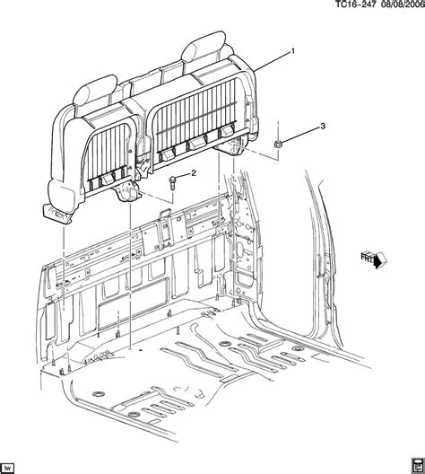 Gmc Sierra Rear Seat Components Illustrated