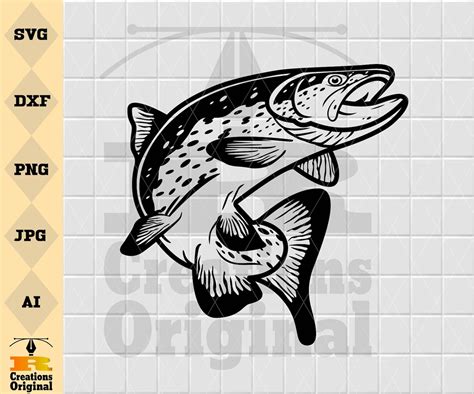 Trout Svg Trout Fish Svg Trout Fish Clipart Trout Svg Trout Fish Cricut