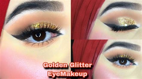 Golden Glam Easy Step By Step Eye Makeup Tutorial For Beginners