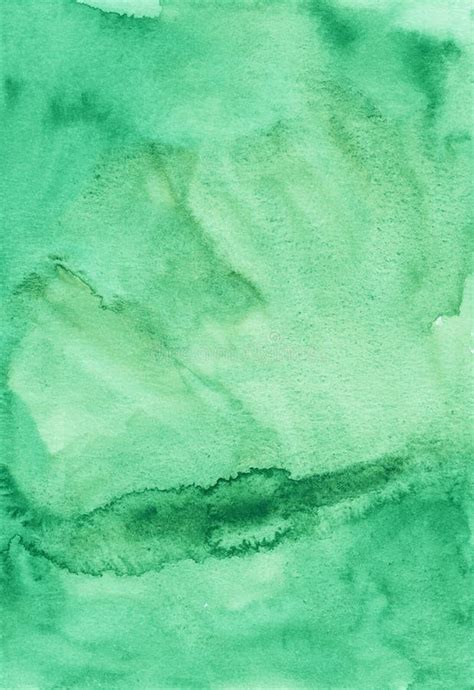 Watercolor Light Sea Green Background Texture. Aquarelle Turquoise ...