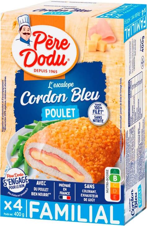 Promo Pere Dodu Escalope Cordon Bleu De Poulet Chez Match