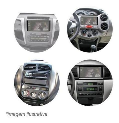 Moldura Dvd 2din Toyota Etios Hilux Sw4 Fielder Corolla 2003 EXPEX