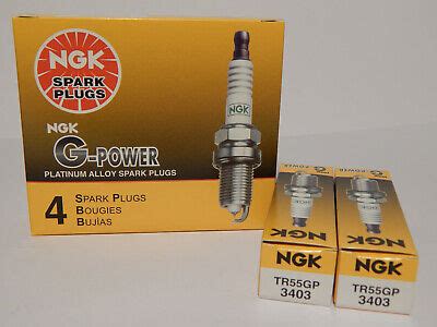 6pc New NGK 3403 NGK G Power Platinum Spark Plug TR55GP JAPAN