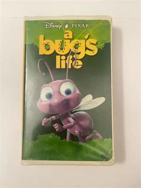 Disneys Pixar A Bugs Life Movie Vhs Rated G Video In