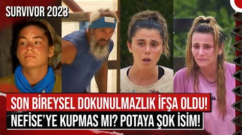 SURVIVOR 2023 3 BİREYSEL DOKUNULMAZLIK KAZANAN İFŞA NEFİSE YE KUMPAS