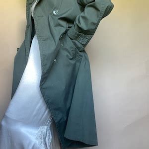 Vintage Military Trench Coat - Etsy