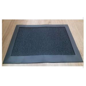 TKS0103GR TAPETE CAPACHO SANITIZANTE PRETO 38CM X 58CM KAPAZI