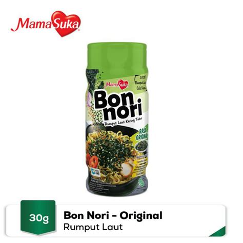 Jual Bon Nori Mamasuka Rumput Laut Kering Nori Tabur 30 Gram Rumput