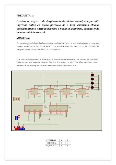 PDF Diseñar un registro de desplazamiento bidireccional que