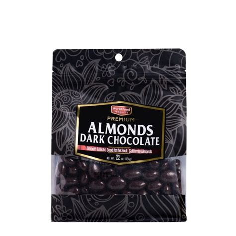 Dark Chocolate Almonds • World Food Products, Inc