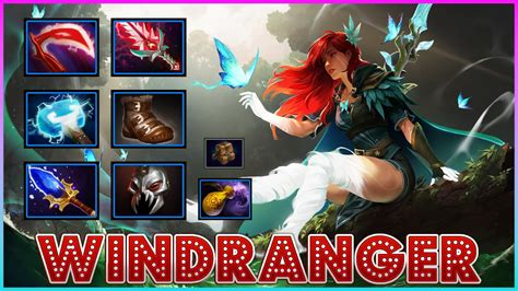 Windranger Dota Gameplay Pro League Youtube