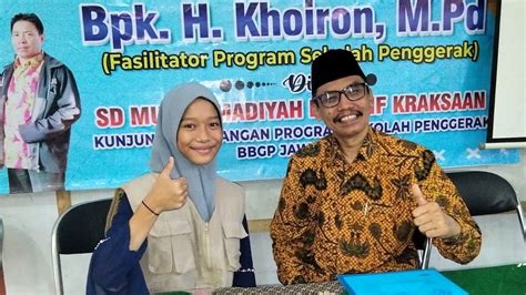 WARCIL SD Muhammadiyah Kreatif Kraksaan Mewawancarai Fasilitator