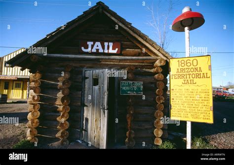 Old west jail Stock Photo - Alamy