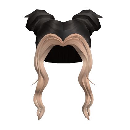 Black Blonde Wavy Space Buns Roblox Item Rolimon S