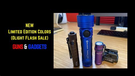 NEW Limited Edition Colors (Olight Flash Sale!) - YouTube