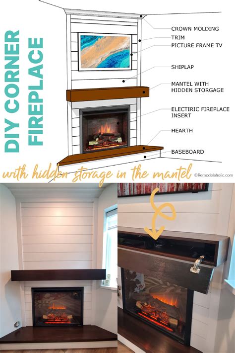 This Corner Fireplace Is A Great Build To Add Style And Extra Warmth To