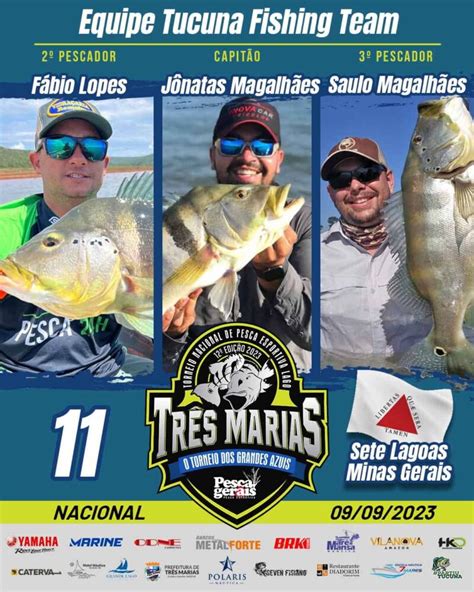 TOP 10 12 Nacional 2023 Torneio de Pesca Esportiva de Três Marias MG