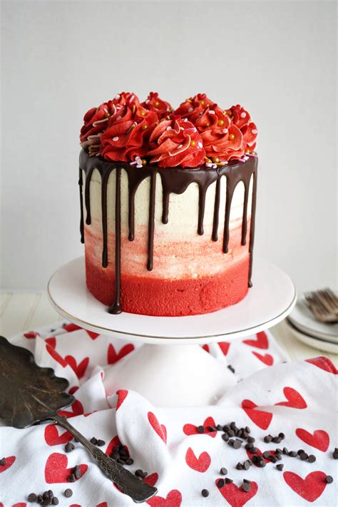 Vegan Red Velvet Chocolate Chip Layer Cake The Baking Fairy