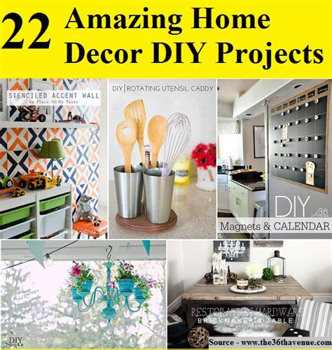 22 Amazing Home Decor DIY Projects - HOME and LIFE TIPS