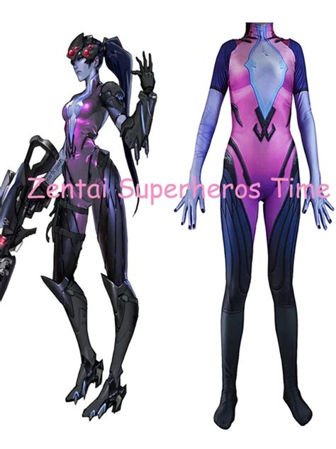 Widowmaker Costume 2016 3d Print Cosplay Game Girl Cosplay Widowmaker Woman Superhero Costume