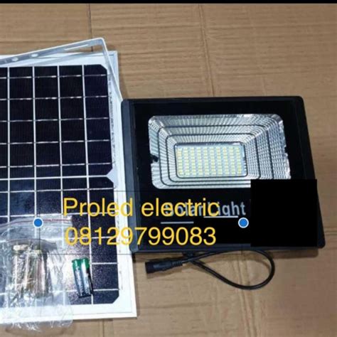 Promo Lampu Sorot Led Solar Sel Panel Surya 60w 60 Watt Tenaga Matahari