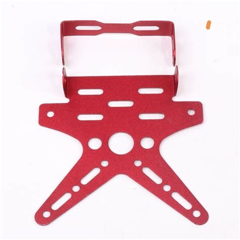 Porta Placa De Aluminio Para Moto Universal Colores Varios Mercado Libre