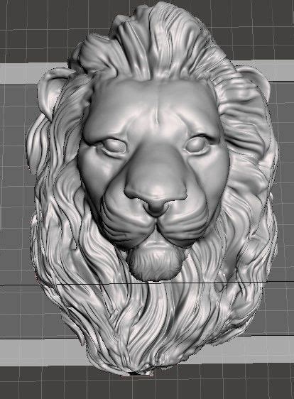 Lion Head 3D Model 3D Printable CGTrader