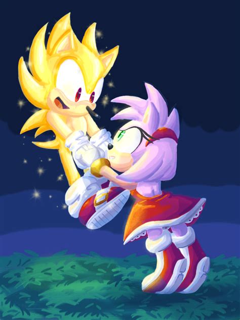 Super Sonic and Amy by Zippityzap103 on DeviantArt