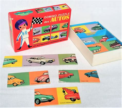 Domino Puzzle Des Autos Fernand Nathan Grenier D Enfance