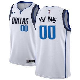 Maillot Basket Dallas Mavericks Nike Personnalis Swingman Blanc