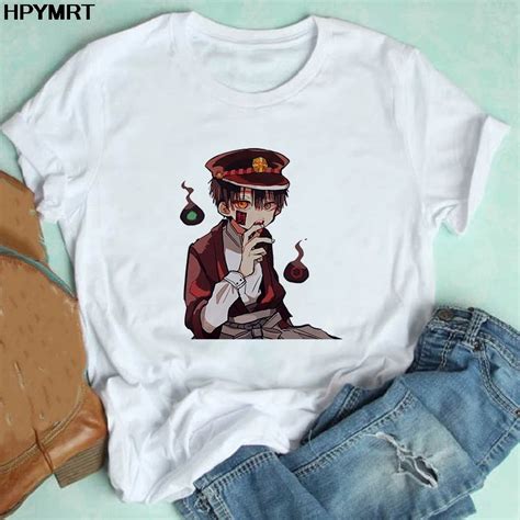 Camiseta Hanako Kun Camiseta Gr Fica De Anime Japon S Roupas Kawaii