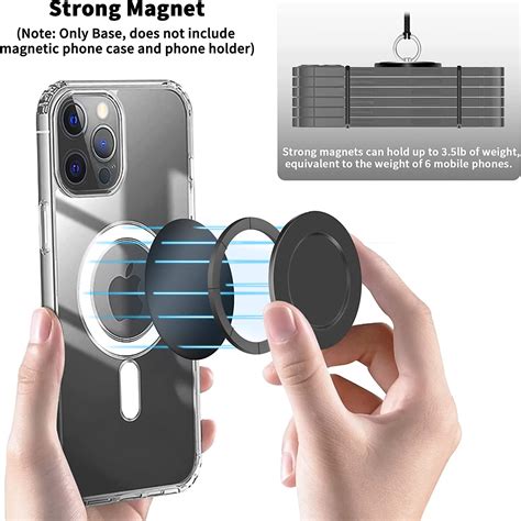 Phone Grip Magnetic Base For Iphone 12 13 14 Series Compatible With