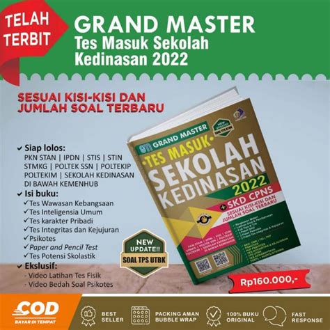 Jual Buku Kedinasan Tes Masuk Sekolah Kedinasan 2022 Shopee Indonesia