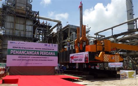 Pertamina Targetkan Integrasi Kilang Rdmp Balikpapan Rampung Mei