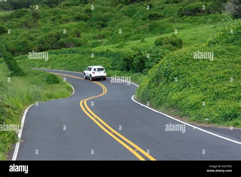 Piilani Highway Upcountry Maui Hawaiian Islands Usa Stock Photo Alamy